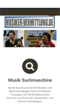 Mobile Screenshot of musiker-vermittlung.de
